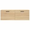 Armario De Pared | Mueble Pared Madera Ingeniería Roble Sonoma 100x36,5x35 Cm Cfw741116