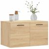 Armario De Pared | Mueble Pared Madera Ingeniería Roble Sonoma 60x36,5x35 Cm Cfw741121