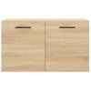 Armario De Pared | Mueble Pared Madera Ingeniería Roble Sonoma 60x36,5x35 Cm Cfw741121