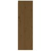 Armario De Pared | Mueble Pared Madera Maciza De Pino Marrón Miel 30x30x100 Cm Cfw741137