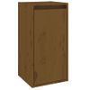 Armario De Pared | Mueble Pared Madera Maciza De Pino Marrón Miel 30x30x60 Cm Cfw741139