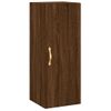 Armario De Pared | Mueble Pared Marrón Roble 34,5x34x90 Cm Cfw741156