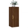 Armario De Pared | Mueble Pared Marrón Roble 34,5x34x90 Cm Cfw741156