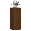 Armario De Pared | Mueble Pared Marrón Roble 34,5x34x90 Cm Cfw741158