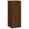 Armario De Pared | Mueble Pared Marrón Roble 34,5x34x90 Cm Cfw741160