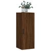 Armario De Pared | Mueble Pared Marrón Roble 34,5x34x90 Cm Cfw741160