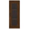 Armario De Pared | Mueble Pared Marrón Roble 34,5x34x90 Cm Cfw741161