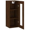 Armario De Pared | Mueble Pared Marrón Roble 34,5x34x90 Cm Cfw741162