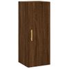 Armario De Pared | Mueble Pared Marrón Roble 34,5x34x90 Cm Cfw741164