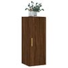 Armario De Pared | Mueble Pared Marrón Roble 34,5x34x90 Cm Cfw741164