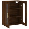 Armario De Pared | Mueble Pared Marrón Roble 69,5x34x90 Cm Cfw741167