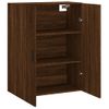 Armario De Pared | Mueble Pared Marrón Roble 69,5x34x90 Cm Cfw741168