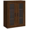 Armario De Pared | Mueble Pared Marrón Roble 69,5x34x90 Cm Cfw741176