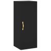 Armario De Pared | Mueble Pared Negro 34,5x34x90 Cm Cfw741177