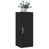 Armario De Pared | Mueble Pared Negro 34,5x34x90 Cm Cfw741177