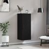 Armario De Pared | Mueble Pared Negro 34,5x34x90 Cm Cfw741178