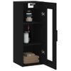 Armario De Pared | Mueble Pared Negro 34,5x34x90 Cm Cfw741179