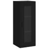 Armario De Pared | Mueble Pared Negro 34,5x34x90 Cm Cfw741180