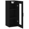 Armario De Pared | Mueble Pared Negro 34,5x34x90 Cm Cfw741182