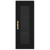 Armario De Pared | Mueble Pared Negro 34,5x34x90 Cm Cfw741185