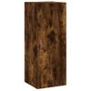 Armario De Pared | Mueble Pared Roble Ahumado 34,5x34x90 Cm Cfw741207