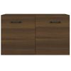 Armario De Pared | Mueble Pared Madera Contrachapada Marrón Roble 60x36,5x35 Cm Cfw741573