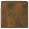 Armario De Pared | Mueble Pared Madera Contrachapada Roble Ahumado 100x36,5x35 Cm Cfw741574