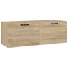 Armario De Pared | Mueble Pared Madera Contrachapada Roble Sonoma 100x36,5x35 Cm Cfw741578