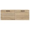 Armario De Pared | Mueble Pared Madera Contrachapada Roble Sonoma 100x36,5x35 Cm Cfw741578