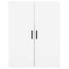 Pack 2 Uds Armarios De Pared | Mueble Pared Blanco 69,5x34x90 Cm Cfw741700