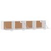 Pack 2 Uds Armarios De Pared | Mueble Pared Contrachapada Blanco 100x36,5x35 Cm Cfw741703