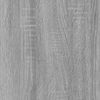 Pack 2 Uds Armarios De Pared | Mueble Pared Contrachapada Gris Sonoma 102x30x20 Cm Cfw741706