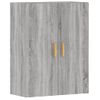 Pack 2 Uds Armarios De Pared | Mueble Pared Madera De Ingeniería Gris Sonoma Cfw741778