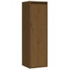 Pack 2 Uds Armarios De Pared | Mueble Pared Madera De Pino Marrón Miel 30x30x100 Cm Cfw741826