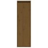 Pack 2 Uds Armarios De Pared | Mueble Pared Madera De Pino Marrón Miel 30x30x100 Cm Cfw741826