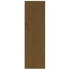 Pack 2 Uds Armarios De Pared | Mueble Pared Madera De Pino Marrón Miel 30x30x100 Cm Cfw741826