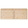 Pack 2 Uds Armarios De Pared | Mueble Pared Madera Maciza De Pino 45x30x35 Cm Cfw741830