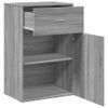 Armario De Almacenamiento | Mueble De Almacenamiento Madera Ingeniería Gris Sonoma 56,5x39x90 Cm Cfw739250