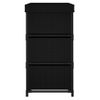 Armario Almacenamiento | Mueble De Almacenamiento Con 6 Cajones Acero Negro 55x29x55 Cm Cfw739258