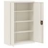 Armario De Almacenamiento | Armario Archivador De Acero Blanco 90x40x140 Cm Cfw739291