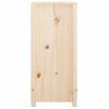 Armario De Almacenamiento | Armario Auxiliar De Madera Maciza De Pino 100x40x90 Cm Cfw739384