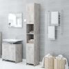 Armario Baño | Mueble Baño Madera Contrachapada Gris Hormigón 30x30x183,5 Cm Cfw739521