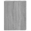 Armario De Almacenamiento | Armario Botiquín Madera Contrachapada Gris Sonoma 20x45,5x60cm Cfw739538