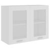 Armario De Pared | Mueble Pared | Armario Colgante Cocina Contrachapada Blanco 80x31x60 Cm Cfw739550