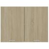 Armario De Pared | Mueble Pared | Armario Colgante Cocina Contrachapada Color Roble 80x31x60 Cm Cfw739552