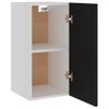 Armario De Pared | Mueble Pared | Armario Colgante Cocina Madera Ingeniería Negro 29,5x31x60 Cm Cfw739560