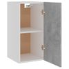 Armario De Pared | Mueble Pared | Armario Colgante Contrachapada Gris Hormigón 29,5x31x60 Cm Cfw739562