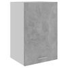 Armario De Pared | Mueble Pared | Armario Colgante Contrachapada Gris Hormigón 39,5x31x60 Cm Cfw739563