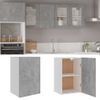 Armario De Pared | Mueble Pared | Armario Colgante Contrachapada Gris Hormigón 39,5x31x60 Cm Cfw739563