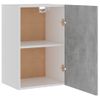 Armario De Pared | Mueble Pared | Armario Colgante Contrachapada Gris Hormigón 39,5x31x60 Cm Cfw739563